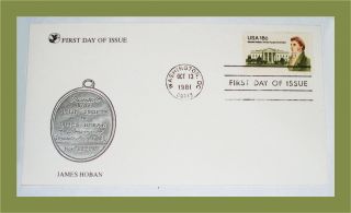 Ruth5522 (63) First Day Cover - Artists Recognization,  James Hoban photo