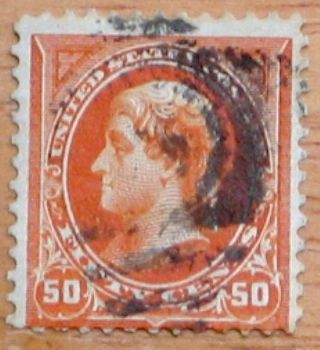 Us 1894 260 50c Orange Jefferson - Fine - - Scv $160 photo