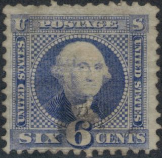 Tmm 1869 Us Stamp Scott 115 Fine Used/ Light Hinge/light Cancel photo