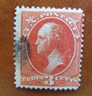 214 Face Cancel 1883 Banknote 3 Cent 19th Century Us Stamp D739 photo