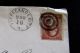 210 Tippecanoe City Bold Target Fancy Cancel Cover 19th Century Us Stamp D369 United States photo 1