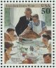 Each Stamp A Painting By Norman Rockwell Usa Souvenir Sheet Scotts 2840 Xf United States photo 1