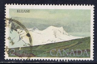 Canada 727 (4) 1979 $2.  00 Kluane National Park Quebec Cancel Cv$1.  75 photo