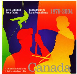 Canada 2004 Sc2025a Mimh - 0294 7.  50 Mieu 1bklt Royal Canadian Army Cadets photo