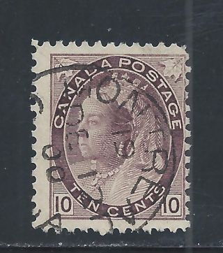 Queen Victoria Numeral 10 Cents 83 photo