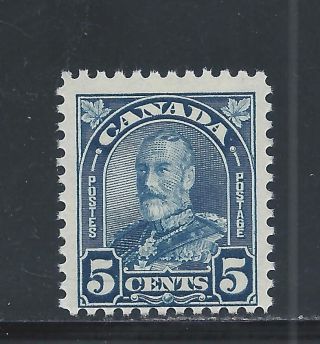 King George V Arch/leaf 5 Cents 170 Nh photo