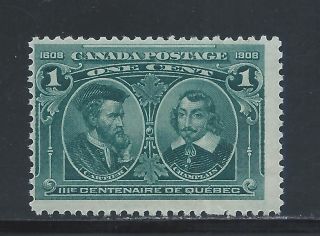 Quebec Tercent.  1 Cent Cartier & Champlain 97 Nh photo