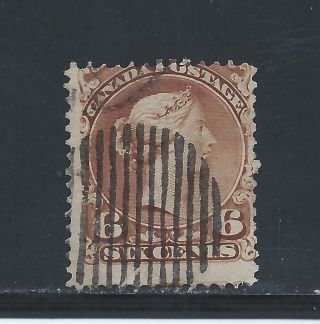 Large Queen Issue 6 Cents Dark Brown 27 photo
