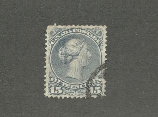 Canada 1882 Scott 34 Half Cent Small Queen F Cv $25 - Almost photo