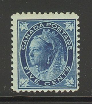 Canada 70,  1897 5c Queen Victoria - Maple Leaf Issue,  Nh photo