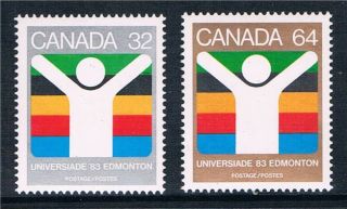Canada 1983 Universiade 83 Sg 1088/9 photo