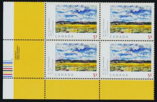Canada 2147 Bl Plate Block Art,  Dorothy Knowles photo