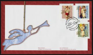 Canada 1815 - 7 Fdc - Victorian Christmas Angels photo