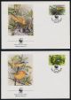 Barbados 795 - 8 Fdc ' S Wwf,  Birds,  Insects British Colonies & Territories photo 1