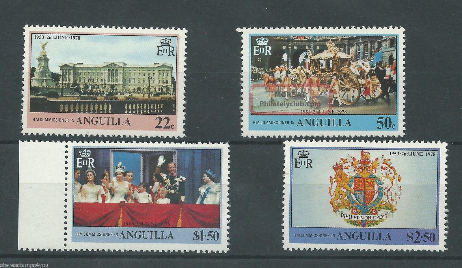 Anguilla - 1978 - Sg320 To Sg323 - Cv £ 0.  60 - Unmounted British Colonies & Territories photo