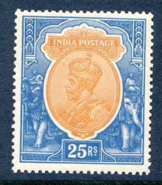 India 1926 - 33 25r Sg 219 Hinged (cat.  £275) photo