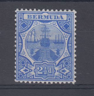1910 Bermuda M/m Dry Dock 2.  5d Stamp (sg 41) photo