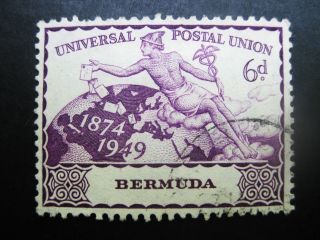 Bermuda 1949 6p Rosevio Stamp Sc 140 