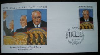 Cover 1940 Marshall Island Wwii Roosevelt Elected For 3rd Term photo