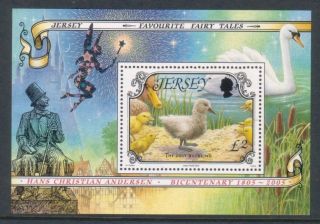 Jersey 2005 Fairy Tales Miniature Sheet Sgms1200 Unmounted photo