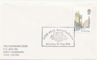 (32391) Clearance Gb Cover Ucw Conference Brighton 18 May 1981 photo