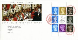 20 March 1990 London Life Booklet Pane Royal Mail First Day Cover Tower Hill Shs photo