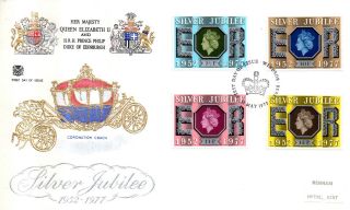 11 May 1977 Silver Jubilee Stuart First Day Cover Windsor Shs photo