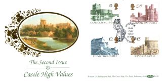 24 March 1992 All 4 High Value Definitive Values Benham D176 Fdc Windsor Shs photo