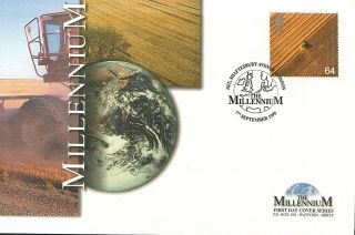 (51018) Fdc: 1999 Combine Harvester - Millennium Limited Edition Of 5000 photo