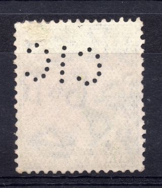 Gb = Perfin.  On G5,  `cic` With A `indistinct` Large Single Ring Cancel photo
