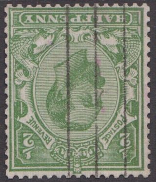 Gb Kgv 1/2d Green Sg335wi Inverted Watermark George V 1912 Downey Stamp photo