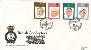 (28794) Gb Rnli Fdc British Conductors - London Sw 10 September 1990 photo