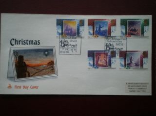 Cover Mercury 1988 Christmas Cat Value £8.  50 Special Hand Stamp photo