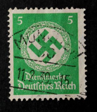 Stamp Germany Official Sc O82 Mi 156 1934 Wmk 237 Swastika photo