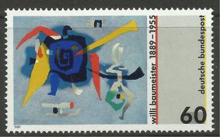 Germany.  1989.  Willi Baumeister Commemorative.  Sg: 2261. . photo