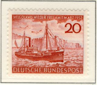 1952 Germany Helgoland Issue 