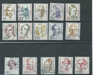 Germany - 1986 To 1994 - Famouse Women - Cv £ 22.  45 - photo