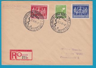 Germany R Cover 1948 Hannover Export Fair To Berlin photo