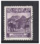 Liechtenstein - 1930,  10r Deep Reddish - Lilac - Perf 10 1/2 Stamp - F/u - Sg 98a Europe photo 3