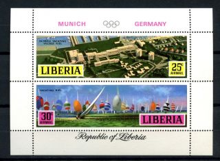Liberia 1971 Sg Ms1073 Olympic Games M/s A32506 photo