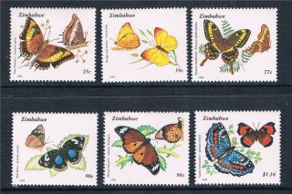 Zimbabwe 1992 Butterflies Sg 838/43 photo