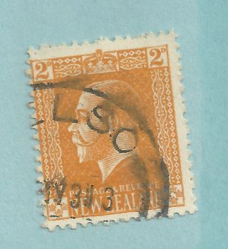 9292 - Zealand - 1916 Sc 147 King George V Scv $35.  00 photo