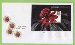 Australia 2006 Wildflowers Miniature Sheet First Day Cover photo