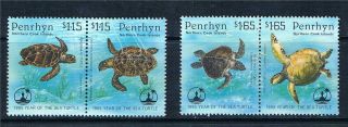 Penrhyn 1995 Year Of The Sea Turtle Sg 517 - 20 photo