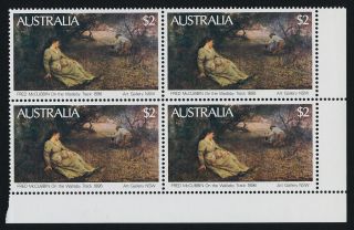 Australia 575 Br Block Art,  Painting,  On The Wallaby Track photo