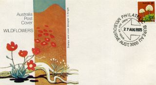 Australia First Day Cover - 1975 Wildflowers photo