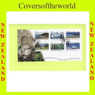 Zealand 1999 Scenic Walks Sety First Day Cover photo