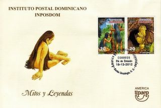 Dominican Upaep Myths And Legends Sc 1532 Fdc 2012 photo