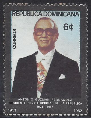 Dominican Pres Antonio Guzman Fernandez Sc 865 1982 photo
