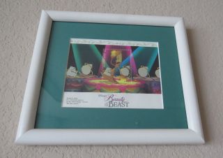 Disney Beauty And The Beast St.  Vincent Stamp - Lumiere (framed) photo